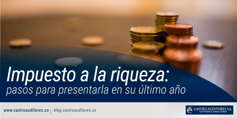 Impuesto a la riqueza: pasos para presentarla en su último año | Blog de Castro Auditores