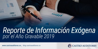 Reporte de Información Exógena por el Año Gravable 2019 | Blog de Castro Auditores