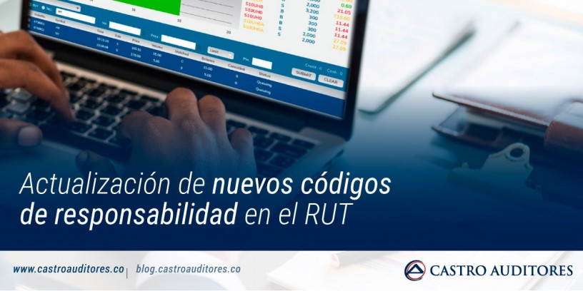Actualización de nuevos códigos de responsabilidad en el RUT | Blog de Castro Auditores