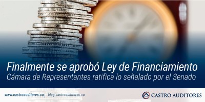 Finalmente se aprobó Ley de Financiamiento | Blog de Castro Auditores