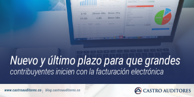 Nuevo y último plazo para que grandes contribuyentes inicien con la facturación electrónica | Blog de Castro Auditores