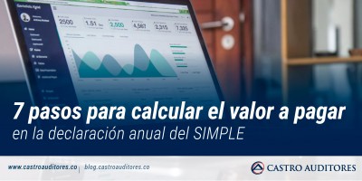7 pasos para calcular el valor a pagar en la declaración anual del SIMPLE | Blog de Castro Auditores