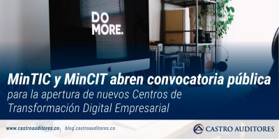 MinTIC y MinCIT abren convocatoria pública para la apertura de nuevos Centros de Transformación Digital Empresarial